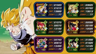 BUFFED JOINED FORCES CATEGORY TEAM SHOWCASE  DBZ Dokkan Battle [upl. by Ecnarrat]