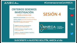 Comités 9 10 y 11 Criterios Sexenios Investigación ConversacionesConANECA Sesión 4 [upl. by Cummine652]