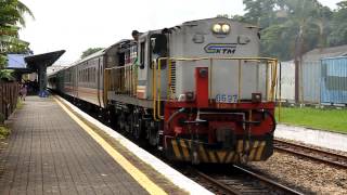 KTM Intercity IRCON YDM4 6697 With Ekspres Rakyat No 2 [upl. by Annoynek]