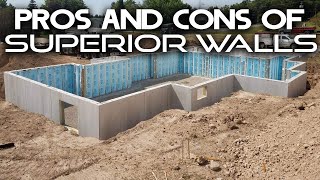 PROS AND CONS OF SUPERIOR WALLS  Precast Foundation Walls  Superior Walls Overview [upl. by Morentz984]