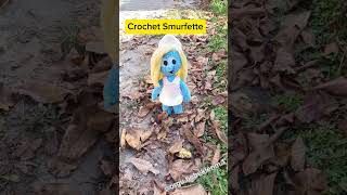 Crochet Smurfette crochet smurf smurfette amigurumi cute like shorts TheSmurfsEnglish [upl. by Amaleta]