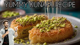 Worlds Best Kunafa Recipe  Kunafa Recipe without Oven  My Kind of Productions [upl. by Adnalro]