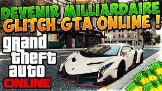 GLITCH  Devenir Milliardaire sur GTA 5 Online  GLITCH GTA 5 ONLINE [upl. by Blunk]