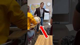 Teacher causes a scene on flat earth shorts [upl. by Raney]