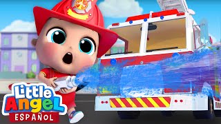 El Camión de Bomberos  Canciones Infantiles  Little Angel Español [upl. by Tucky725]