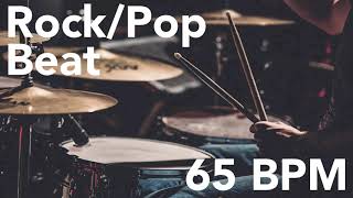 🤘 🥁 RockPop Basic Beat 65 BPM [upl. by Germano]