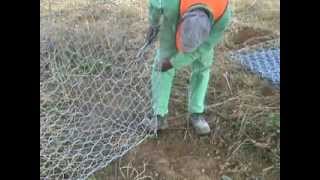 Gabion Installation Video [upl. by Albie]