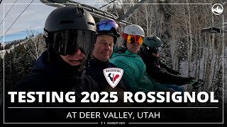 Testing 2025 Rossignol Sender Soul 102 Arcade 84 and Arcade 88 at Deer Valley with SkiEssentials [upl. by Manus]