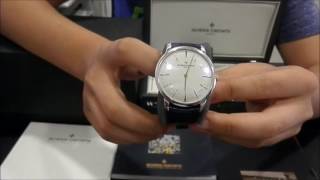 Vacheron Constantin Patrimony Grande Taille Platino  WatchesGMT [upl. by Oniskey478]