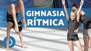 ACROBACIAS básicas de GIMNASIA RÍTMICA 🤸‍♀️ Clase COMPLETA [upl. by Golub]