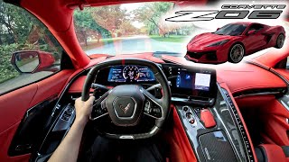 2024 C8 Corvette Z06 POV Cat Delete Loud 670 Hp [upl. by Bratton]