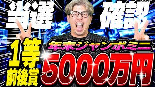 【年末ジャンボ宝くじ】１等前後賞5000万円。年末ジャンボミニの当選確認でまさかの事態が起きた [upl. by Akilat]