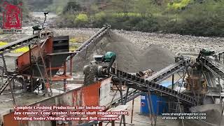 Complete Stone Crushing Production LineShanghai Major Heavy Industry Technology Co Ltd [upl. by Nannahs823]