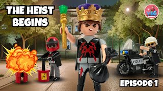 Playmobil Police vs Thieves  Episode 1 The Heist Begins [upl. by Grubb195]