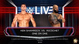 Ken Shamrock vs Ricochet [upl. by Irap]