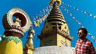 Swayambhunath Kathmandu  Swayambhunath Temple Kathmandu Nepal  Swayambhunath Stupa  Nepal  4K [upl. by Alysa]