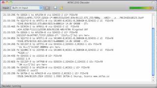 Decoding APRS traffic with qtmm soundcard modem [upl. by Jutta279]