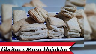 LIBRITOS DE MASA HOJALDRE CASEROS [upl. by Akiehsat303]