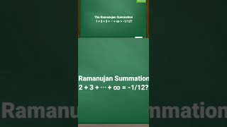 The Ramanujan Summation ramanujan ramanujanmathematician maths addition [upl. by Dominga257]