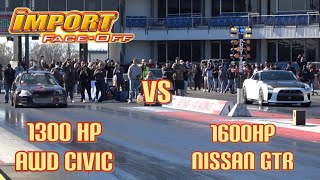 H22 AWD Civic WORLD RECORD PASS plus other personal bests and breaks at IFO Ennis TX [upl. by Eniamurt]