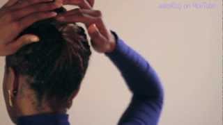 Easy Loose Twists UpDo on Natural Hair [upl. by Hulton]