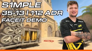 s1mple 3513  CS2 DEMO POV  FACEIT 3700 ELO  MIRAGE [upl. by Obidiah]