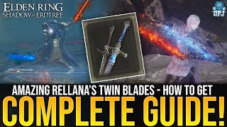 Elden Ring How To Get INSANE Rellanas Twin Blades  Rellana Twin Moon Knight Boss Tips amp Tricks [upl. by Rothberg]