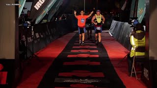 Floridas Chris Nikic becomes first Ironman with Down Syndrome [upl. by Yrak585]