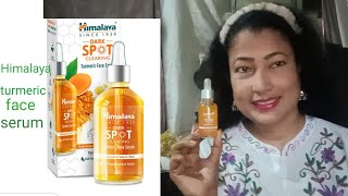 Himalaya dark spot clearing turmeric face serum  visibly reduces dark spots in 1 week health radia [upl. by Mallissa]