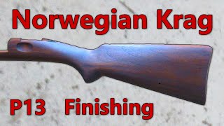 Restoration of a M1912 Norwegian Krag Carbine Part 13  Finishing [upl. by Ellenar914]