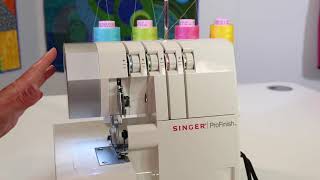 Singer 14CG754 ProFinish Serger Overlock 8 Selecting Quality Serger Thread [upl. by Ybrek293]