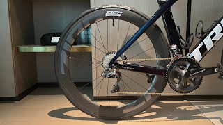 ZIPP 404 Firecrest Hub soundZR1 0km ラチェット音 Madone SLR [upl. by Aivartal]