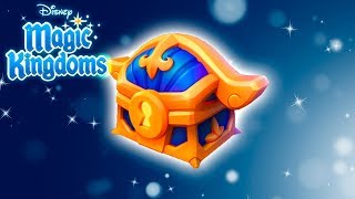 Disney Magic Kingdoms Merry Christmas Sapphire Chest  What Did You Get [upl. by Idur]