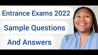 ENTRANCE EXAMS PART 2 SAMPLE QUESTIONS AND ANSWERS entranceexam tabiemilia studyinfinland [upl. by Tobye]