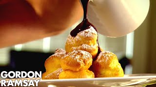 Perfect Chocolate Profiteroles  Gordon Ramsay [upl. by Ajidahk]