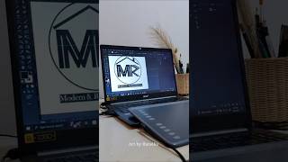 Designing Interior Identity ❤️ logo logodesign adobeillustrator shorts [upl. by Ahseim]