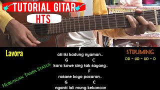 KUNCI GITAR  LAVORA  HTS  MUDAH DAN GAMPANG [upl. by Acnairb]