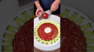 Fruit Slicing Fruit Vegetable Art  Knife Skills  chopping shorts slicing Knife Oct 30 [upl. by Alo574]