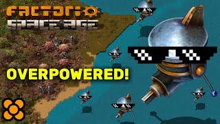 Defender Capsules in Factorio are Overpowered [upl. by Eilloh]