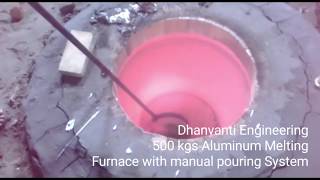 Aluminium Melting Furnace  Dhanvanti Engineering [upl. by Notyal]