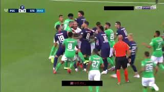 Psg vs St Etienne fight scene💥 Mbappe injury PSG vs St Etienne 25072020 Coupe de France Final [upl. by Ammamaria]