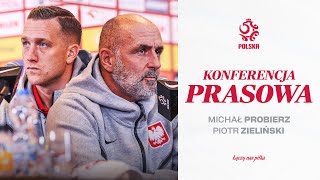 MICHAŁ PROBIERZ I PIOTR ZIELIŃSKI NA KONFERENCJI PRASOWEJ REPREZENTACJI POLSKI RETRANSMISJA ⚪🔴 [upl. by Benkley123]