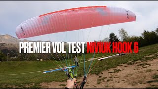 Parapente  Test 🧑‍🔬 🔬 Premier vol avec la Niviuk Hook 6📍Saint Hilaire  Deco Sud  Vol 88  50523 [upl. by Atirac]