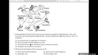 Part 1 ECOLOGY Learning to study independently for Living Environment Regents Exam and prep [upl. by Juna]