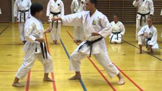 Okamotosensei demonstrates maegeri as deaiwaza [upl. by Nappie]