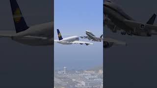 Midair Collision Between Two Giant Aeroplane GTA 5 shorts [upl. by Eiggem481]