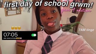 first day of school grwm year 9  8th grade UK edition 📚 [upl. by Zurheide103]