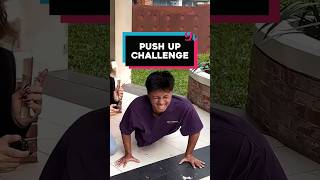 PUSH UP CHALLENGE funny challengeseru challengeindonesia [upl. by Anirdnajela]