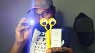 Asmr Cranial nerve Eye Exam relaxing [upl. by Varhol]