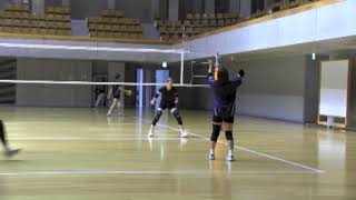 Japan Pro Volleyball Ball Control Routine [upl. by Seaver]